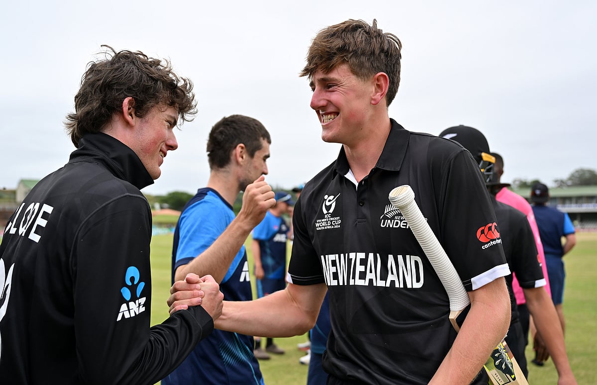 X/ @BLACKCAPS : Representative Image of the New Zealand U-19 team