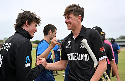 X/ @BLACKCAPS : Representative Image of the New Zealand U-19 team