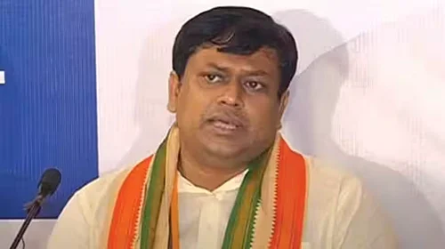 PTI : Minister of State for Education Sukanta Majumdar