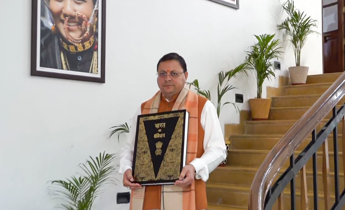 PTI : Uttarakhand CM Pushkar Singh Dhami