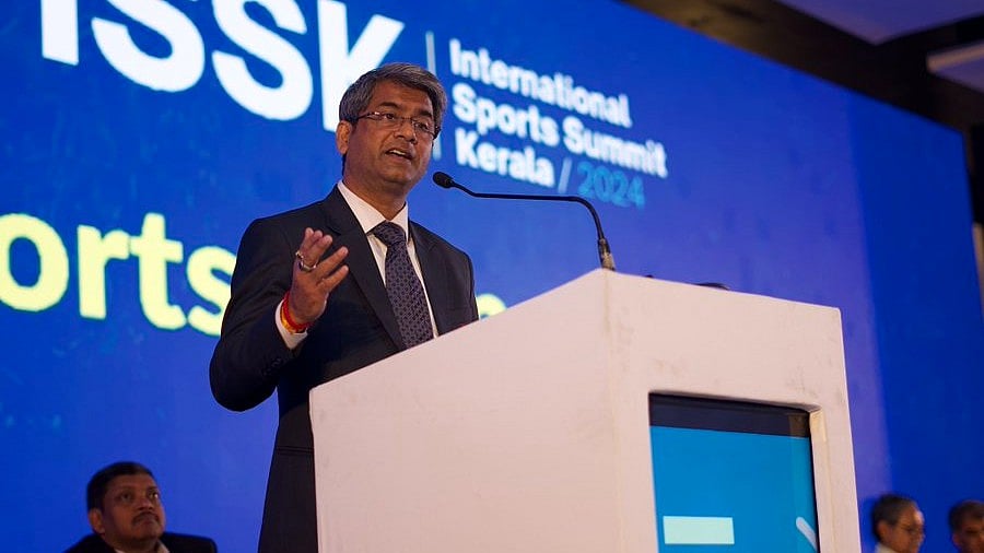 Kalyan Chaubey/X : All India Football Federation president Kalyan Chaubey.