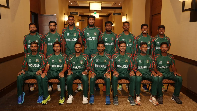 Bangladesh Cricket team in new kit X @ICC