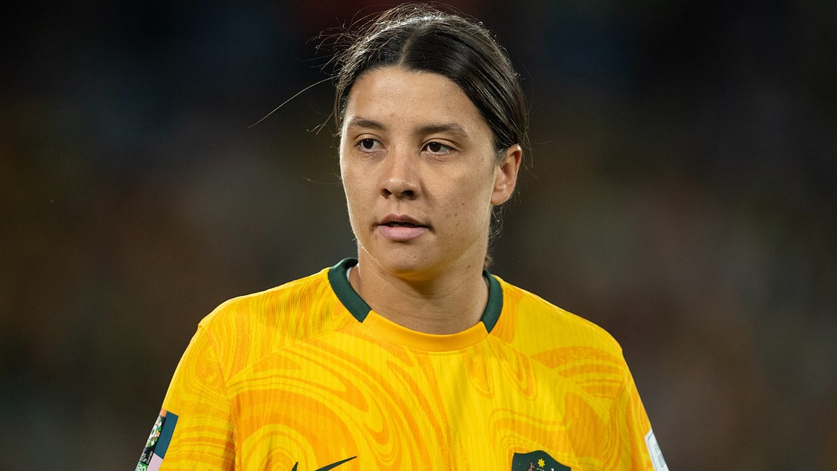 File : Sam Kerr in action for Australia.
