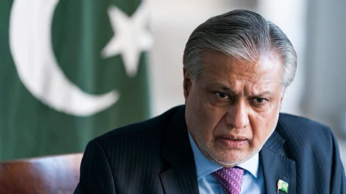 File image | : Pakistan’s Minister Ishaq Dar |