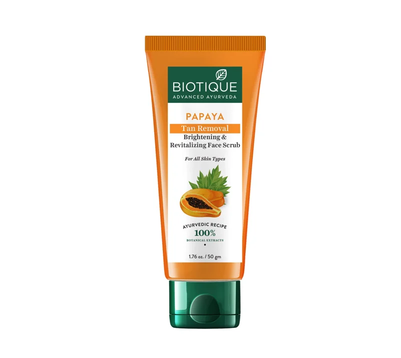 Biotique Papaya Tan Removal Brightening Face Scrub