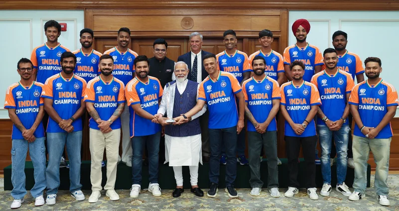 Indian cricket team meets PM