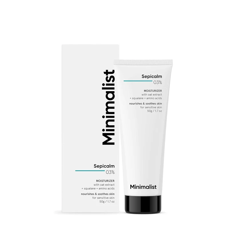 Minimalist 3% Sepicalm With Oats Face Moisturizer Cream 