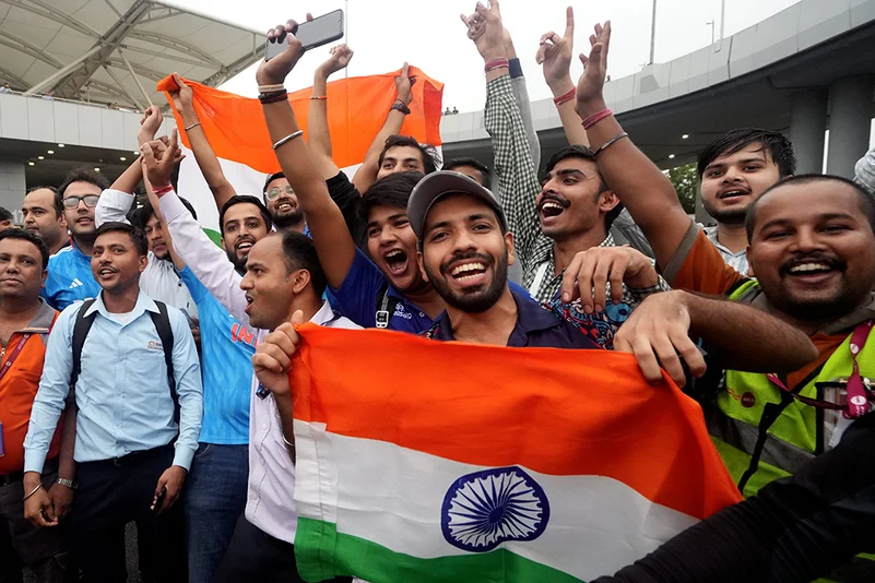 T20 World Champions Indian team arrive in Delhi