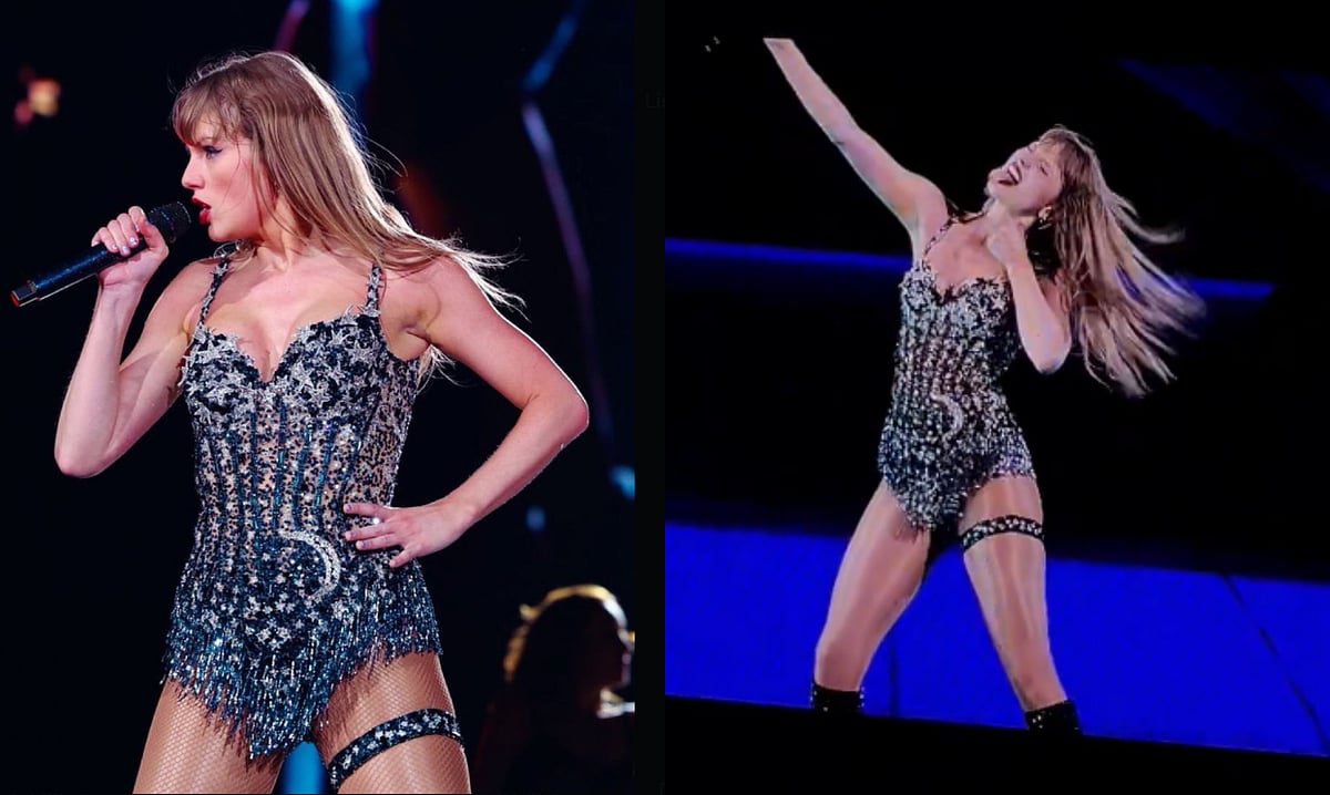 X : Taylor Swift Debuts New Midnights Bodysuit At Londons Wembley Stadium