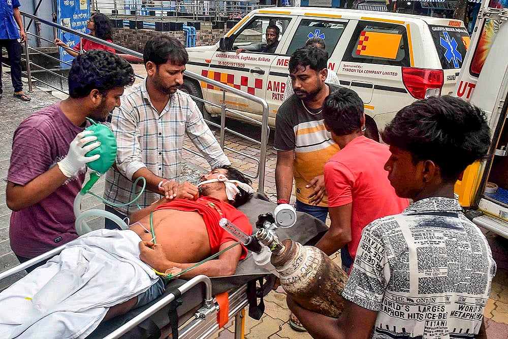 | Photo: PTI : Doctors strike in Kolkata