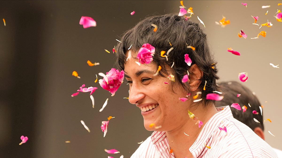 PTI : Vinesh Phogat returns India from Paris.