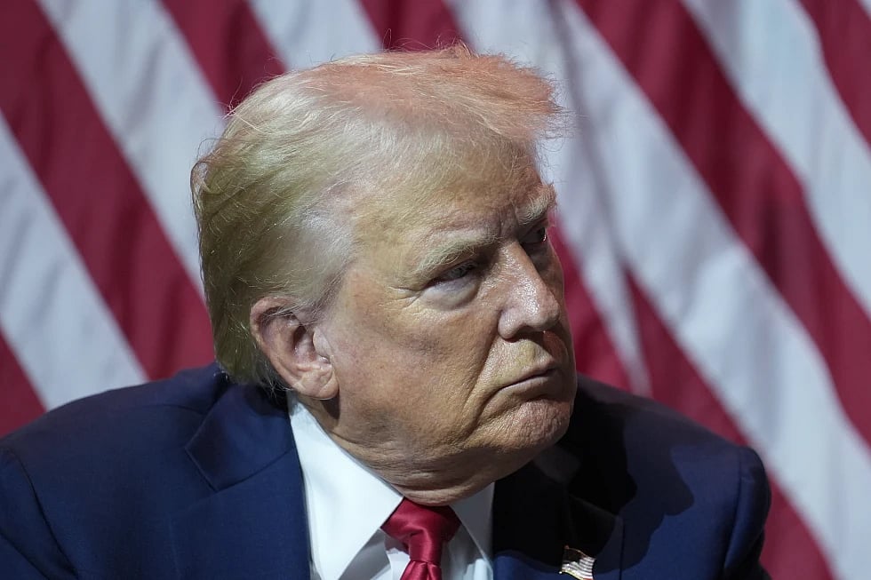 AP : Former US president Donald Trump |