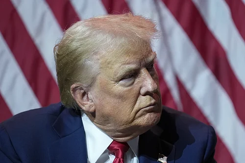 AP : Former US president Donald Trump |