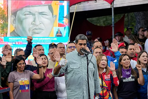 | Photo: AP : Venezuelas Nicolas Maduro