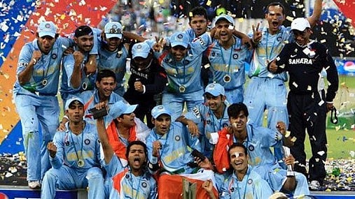 X/BCCI : File photo of Indias historic triumph at the 2007 T20 World Cup. 