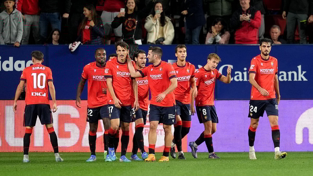 File : CA Osasuna will look to continue their European spot chase with a win against Atletico Madrid in La Liga.