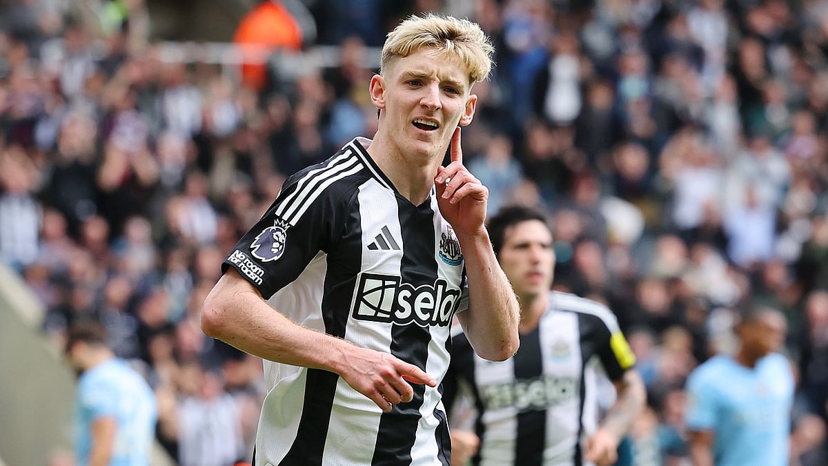 Newcastle United goalscorer Anthony Gordon