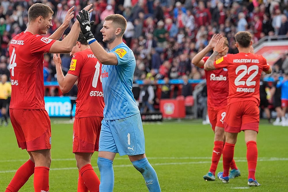 Photo: AP/Martin Meissner : Bayer Leverkusen vs Holstein Kiel