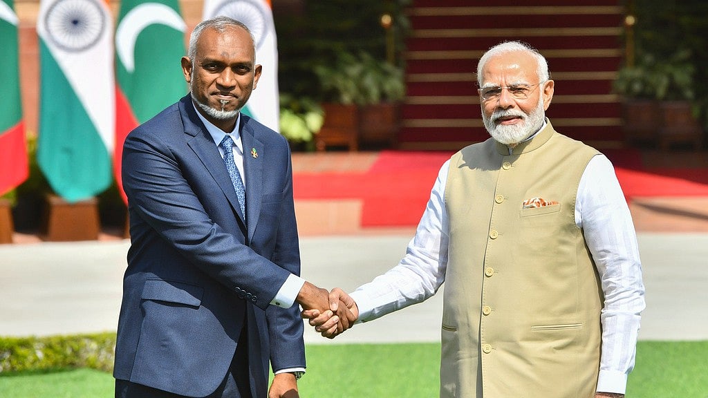 | Photo: X/MEA India  : Maldives President Muizzu Meets PM Modi, Appeals For More Indian Tourists To Amend Strained Ties 
