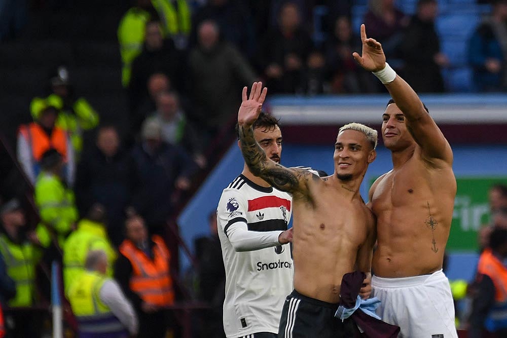 Photo: AP/Rui Vieira : English Premier League: Manchester United vs Aston Villa