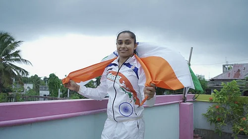 X/Dipa Karmakar : Olympian gymnast Dipa Karmakar.
