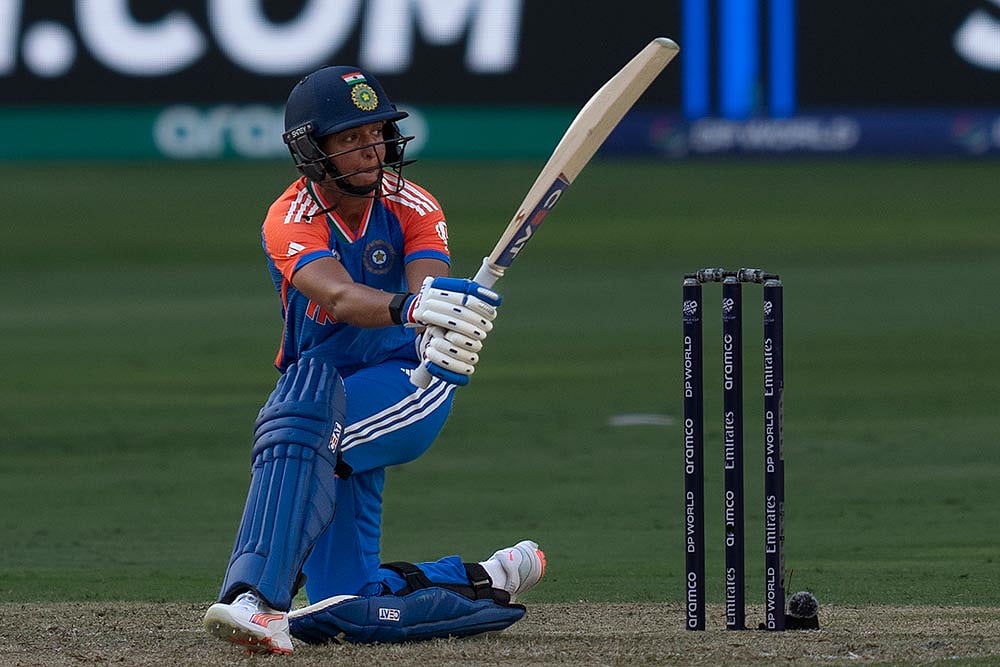 Photo: AP/Altaf Qadri : India Women vs Pakistan Women