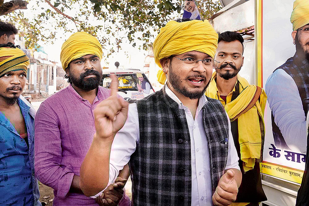 Photo: Dinesh Parab : All in the Name: Dev Raven Bhalavi changed his middle name after he became aware of the ancestral relation of Gond Adivasis with Raavan