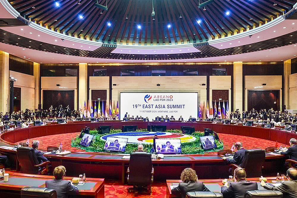 Photo: PTI : East Asia Summit in Vientiane