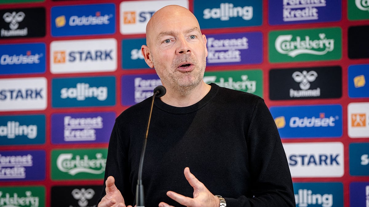 File Photo of Denmark's coach, Brian Riemer : Denmark host Scotland at Parken Stadium, Copenhagen, in their opening European qualifier on September 6, 2025, with the return leg scheduled for November 18 at Hampden Park, Glasgow.