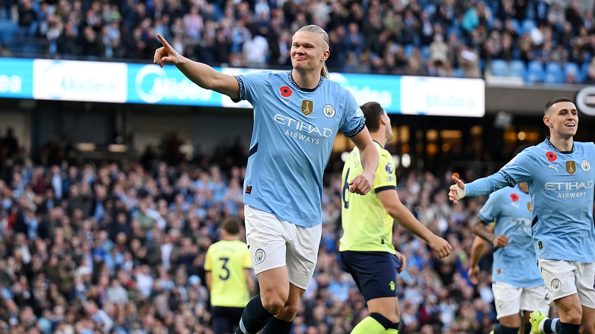 File : Erling Haaland scored in Manchester City's win over Southampton.