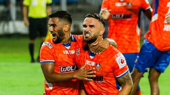 X | Indian Super League.  : A glimpse from FC Goa Vs Bengaluru FC, Indian Super League match. 