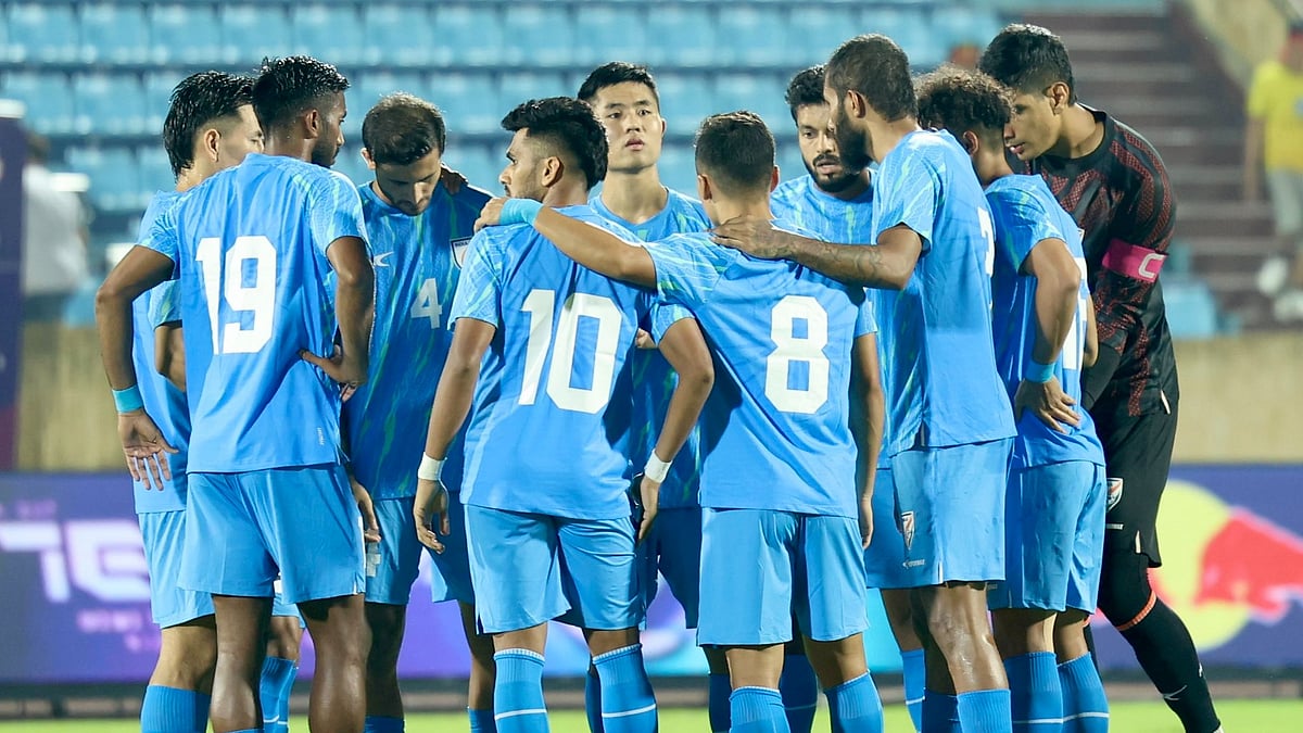 File : The Indian football team.