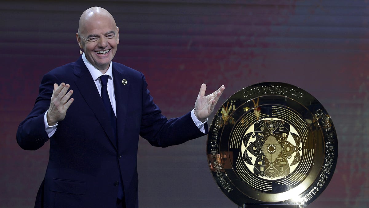 FIFA : FIFA president Gianni Infantino at Club World Cup draw.