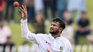 File : The 37-year-old Bangladesh all rounder-Shakib Al Hasan.