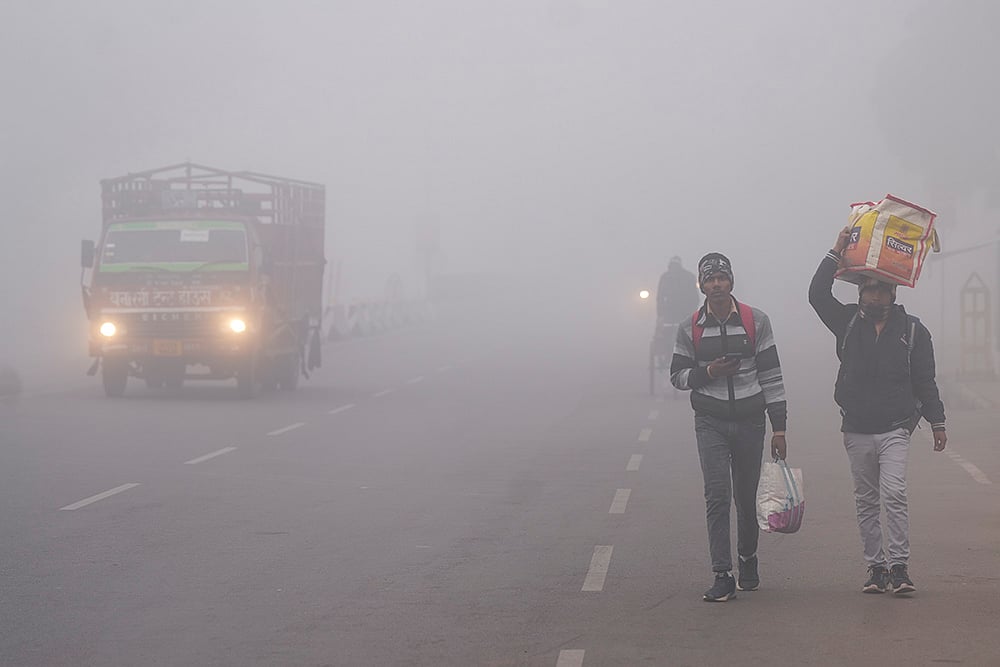 | Photo: PTI/Nand Kumar : Uttar Pradesh Weather Today