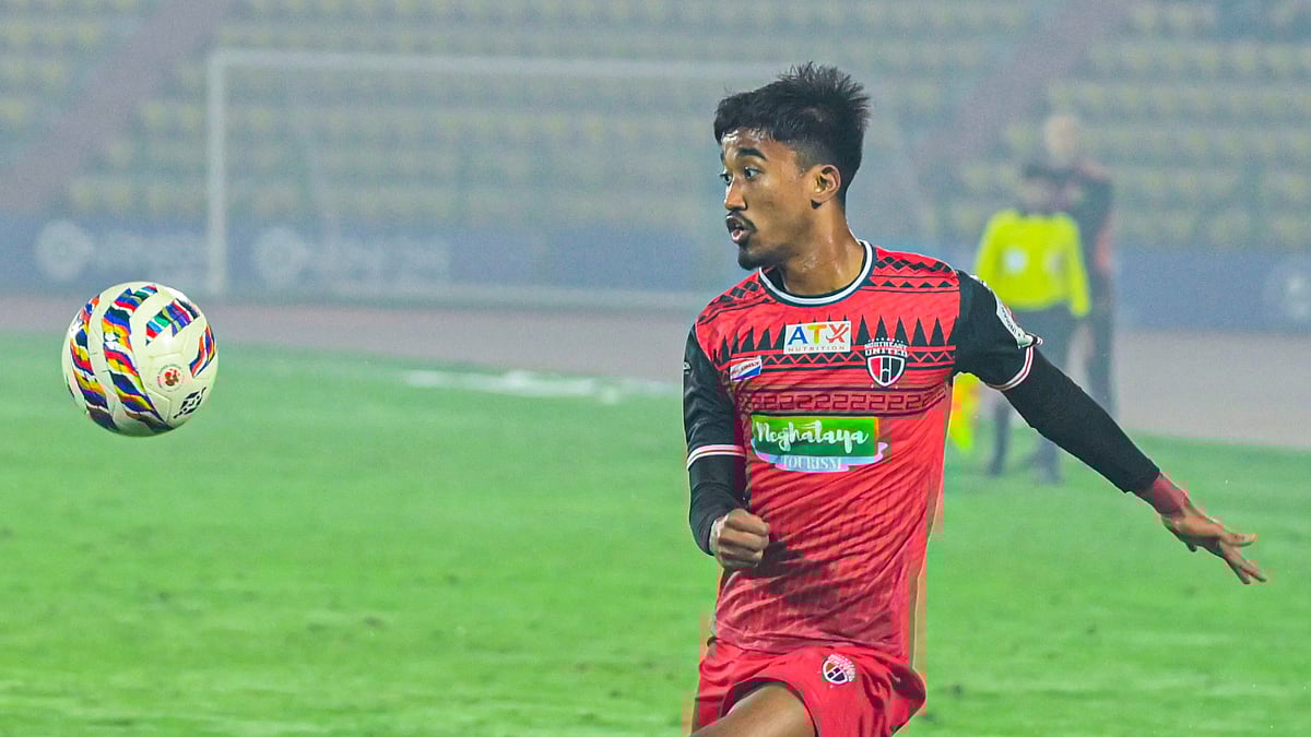 Photo: X | Northeast United FC : NorthEast United FC player during an ISL match.