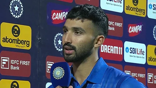 Photo: X | BCCI Domestic : Devdutt Padikkal after his centurion knock in Karnatakas first Vijay Hazare Trophy 2025-26 match