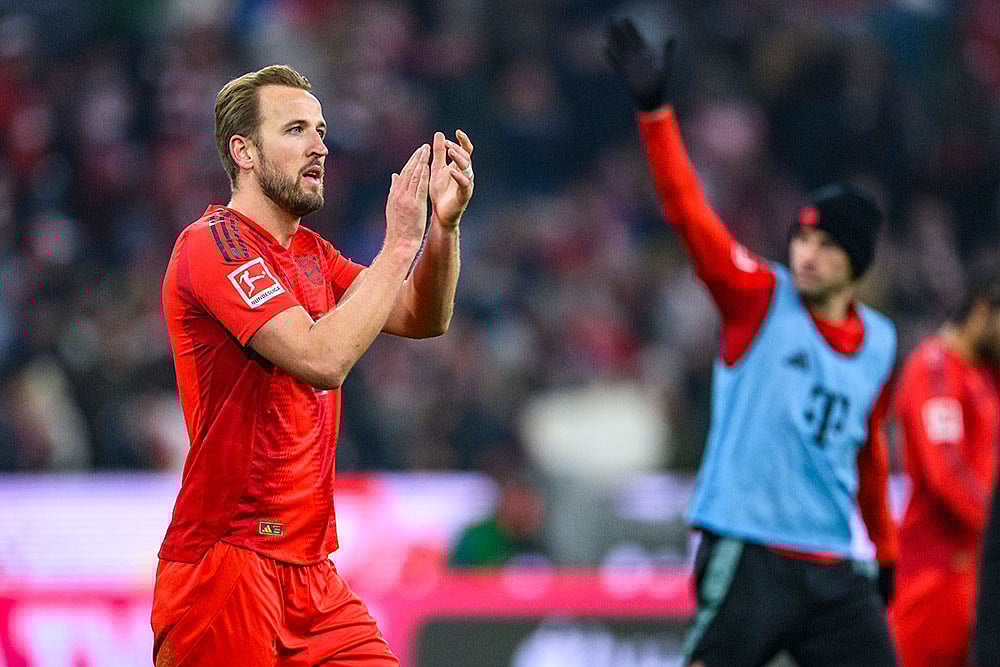 | Photo: Tom Weller/DPA via AP : Bundesliga: Bayern Munich vs Wolfsburg