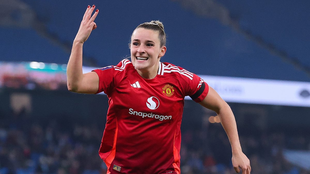 Manchester United hat-trick scorer Ella Toone.