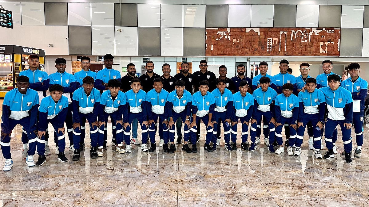 Photo: X | Indian Football Team : India under-20 national football team.