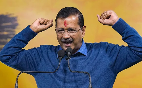 PTI : Aam Aadmi Party (AAP) National Convener Arvind Kejriwal