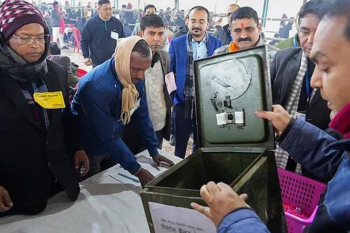 PTI; Representative image : Campaigning for the polls will end at 10 pm on Monday, with no poll advertisements allowed on voting day.