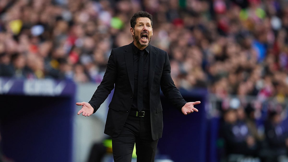 Atletico Madrid head coach Diego Simeone