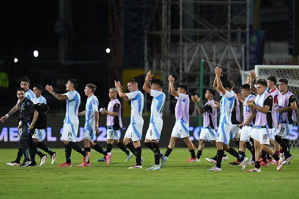 | Photo: AP/Ariana Cubillos : U-20 South American Championship: Argentinian team