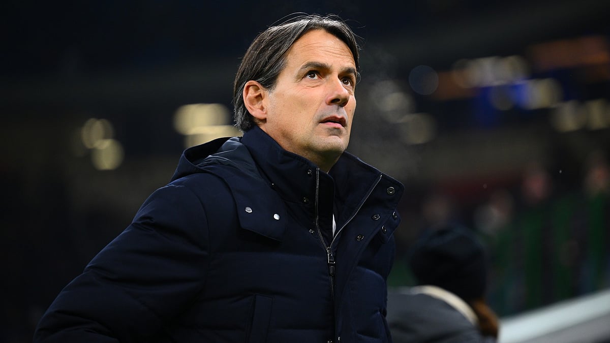 Simone Inzaghi during a match.
