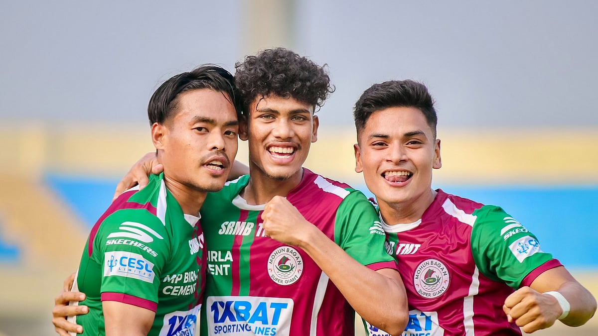 Photo: X | Mohun Bagan Super Giant : Mohun Bagan Super Giant players during a match.