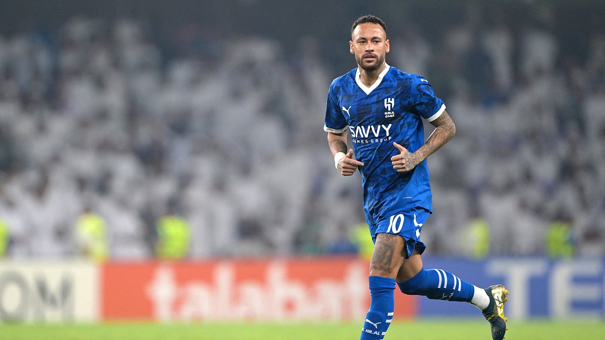 Neymar in action for Al-Hilal