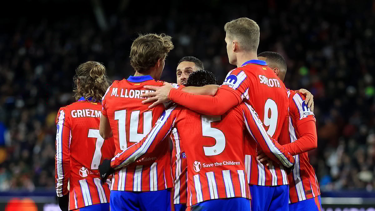 Atletico Madrid in action.