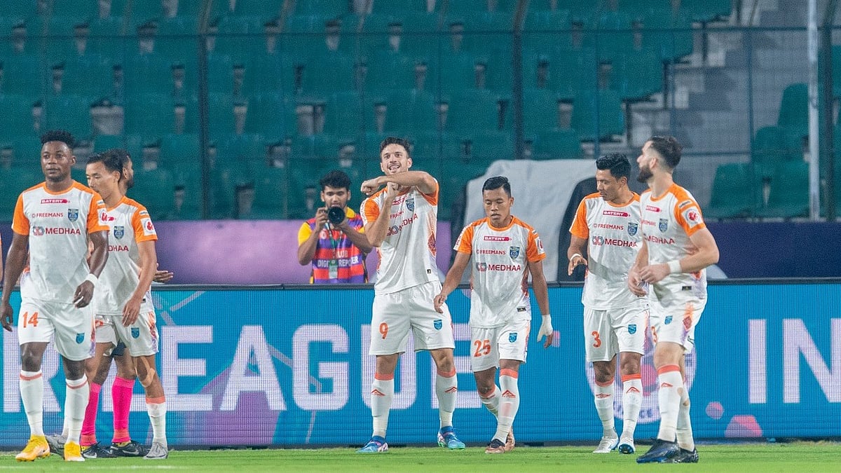 ISL | FDSL  : Glimpse from the Chennaiyin FC vs Kerala Blasters, ISL 2024-25 match. 