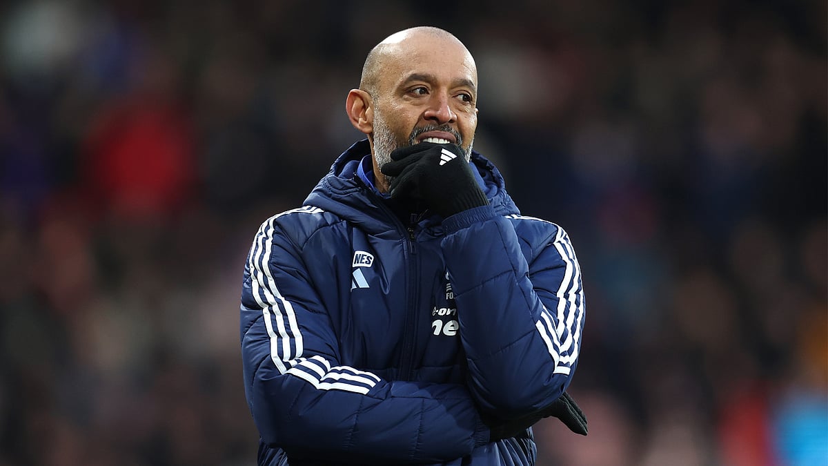 Nuno Espirito Santo during Nottingham Forest's 5-0 defeat to Bournemouth